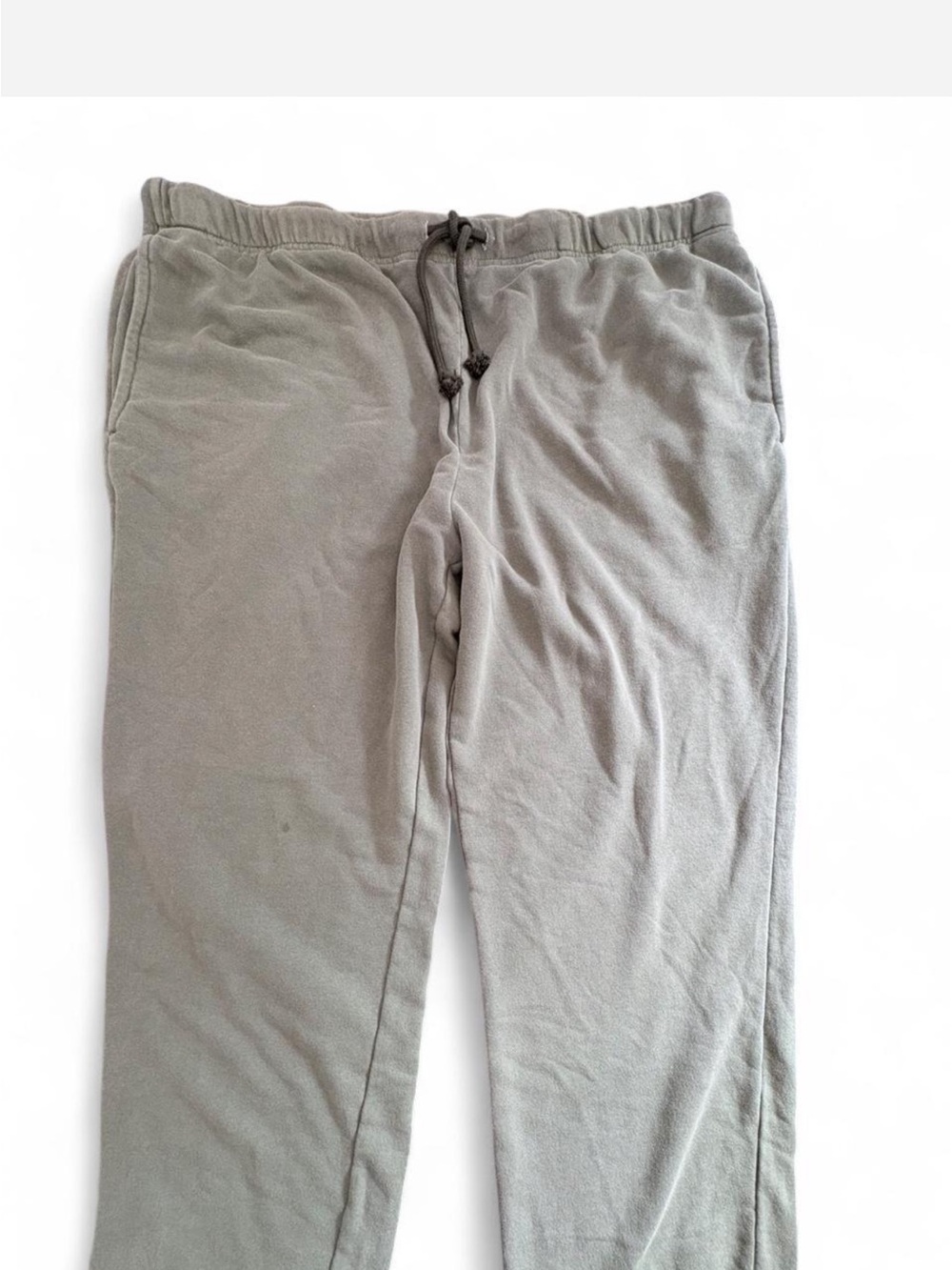 No Boundaries Men's Light Gray Drawstring Jogger Sweatpants